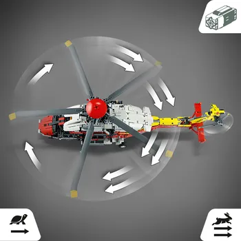 LEGO 42145 AIRBUS H175 RESCUE HELICOPTER (14 / 20)