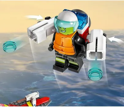 LEGO CITY 60373 FIRE RESCUE BOAT (3 / 15)