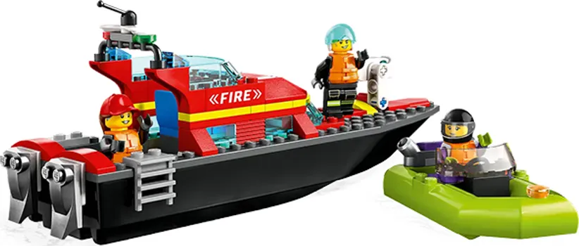 LEGO CITY 60373 FIRE RESCUE BOAT (7 / 15)