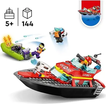 LEGO CITY 60373 FIRE RESCUE BOAT (9 / 15)