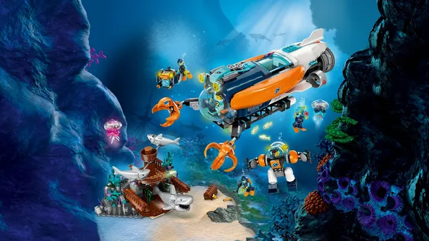 LEGO CITY 60379 DEEP SEA EXPLORER SUBMARINE 5+ (10 / 14)