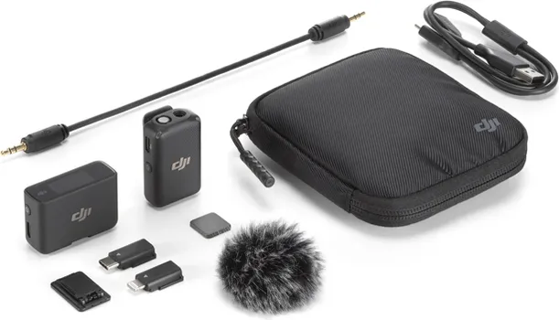 DJI MIC (1 TX + 1 RX) WIRELESS MICROPHONE SYSTEM 250M RANGE (6 / 7)