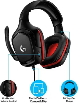 LOGITECH G332 STEREO GAMING [3.5mm / mic] (9 / 17)