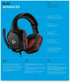 LOGITECH G332 STEREO GAMING [3.5mm / mic] (14 / 17)