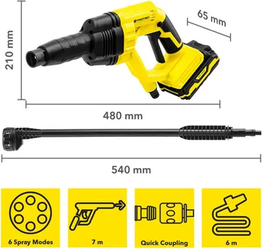 TROTEC AKUMULATORSKI VISOKOTLAČNI ČISTAČ PPWS 10-20V (10 / 25)