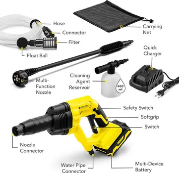 TROTEC AKUMULATORSKI VISOKOTLAČNI ČISTAČ PPWS 10-20V (16 / 25)