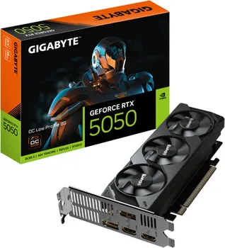 GIGABYTE 5050 OC LOWER PROFILE 8GB GDDR6, 128-BIT, 2X DP, 2X HDMI (1 / 1)