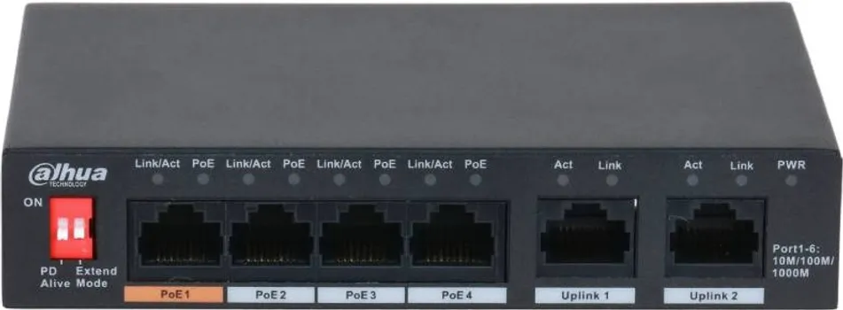DAHUA PFS3006-4GT-60-V2 SWITCH (1 / 3)