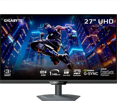 GIGABYTE 27 MONITOR M27UP 27 ,SS,IPS,1MS,160HZ,350CD, 2XHDMI,DP,4XUSB,1XUSB-C,-HEIGHT (1 / 1)