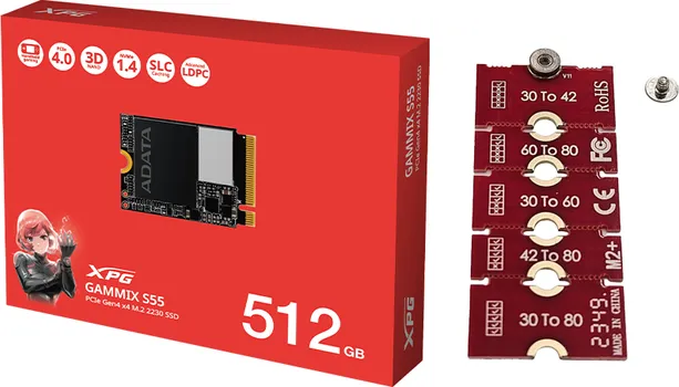 ADATA XPG GAMMIX S55 512GB / SSD M.2 NVME (1 / 8)