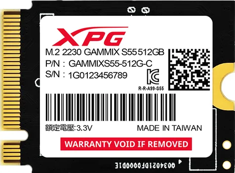 ADATA XPG GAMMIX S55 512GB / SSD M.2 NVME (4 / 8)