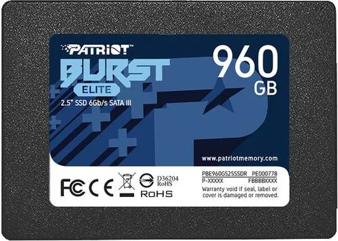 PATRIOT BURST ELITE 960GB / SSD 2.5 / SATA III PBE960GS25SSDR (2 / 7)