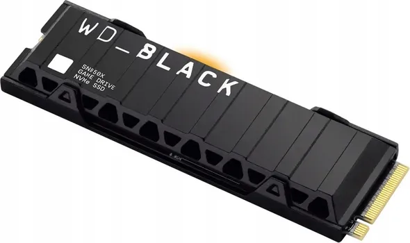 WESTERN DIGITAL WD_BLACK SN850X WITH HEATSINK 1TB NVME M.2 PCI SSD DISK │ SEKVENCIJALNE PERFORMANSE ČITANJA: 7200MB/S │ SEKVENCIJALNE PERFORMANSE PISANJA: 6600MB/S │ INTERFEJS: PCIE GEN4 X4 (2 / 2)