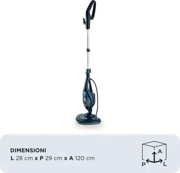 ARIETE STEAM MOP 10 IN 1 4164BL PAROČISTAČ │ LAGANA I SVESTRANA UPOTREBA │ DEZINFEKCIJA PODOVA I TEPIHA │ UKLANJANJE TVRDOKORNE PRLJAVŠTINE I MASNOĆE │ KONTINUIRANA PARA DO 18 MINUTA (2 / 11)