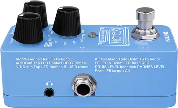 NUX NDL-3 HOOK DRUM AND LOOP LOOPER PEDAL