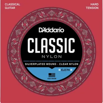 D’ADDARIO EJ27H ZICE ZA KLASICNU GITARU 28-43 , HARD TENSION (1 / 2)