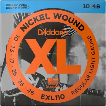 D’ADDARIO EXL110 ZICE ZA ELEKTRICNU GITARU 10-46 , REGULAR LIGHT (1 / 2)