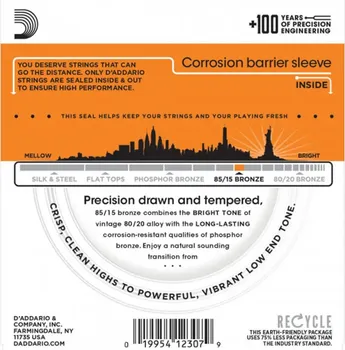 D’ADDARIO EZ900 ZICA ZA AKUSTICNU GITARU 10-50 , 85/15 BRONZE (3 / 3)
