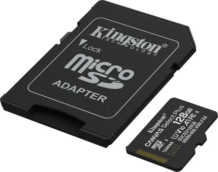 KINGSTON MEMORIJSKA KARTICA U1 V10 SDXC 128GB CANVAS SELECT PLUS G3 150R SDCS3/128GB + ADAPTER (3 / 3)