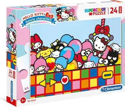 CLEMENTONI 24 DELOVA MAXI PUZZLE HELLO KITTY (1 / 2)