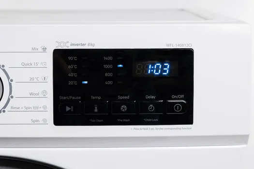 VIVAX WFL-140812CI 8KG / 1400OB/MIN / 12 PROGRAMA (10 / 12)