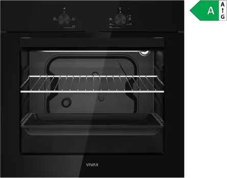 VIVAX BO-624MS G UGRADNA PEĆNICA │ ZAPREMINA 62 LITRA │ MAKSIMALNA TEMPERATURA 240°C │ DIMENZIJE: 59,5 X 57,5 X 59,5 CM (3 / 4)