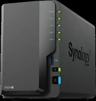 SYNOLOGY NAS DISKSTATION DS224+ | 0/2 HDD 2-BAY (HOT SWAPPABLE) | CPU CELERON J4125 | 2GB DDR4 (2 / 4)