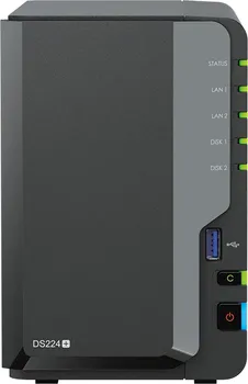SYNOLOGY NAS DISKSTATION DS224+ | 0/2 HDD 2-BAY (HOT SWAPPABLE) | CPU CELERON J4125 | 2GB DDR4 (3 / 4)