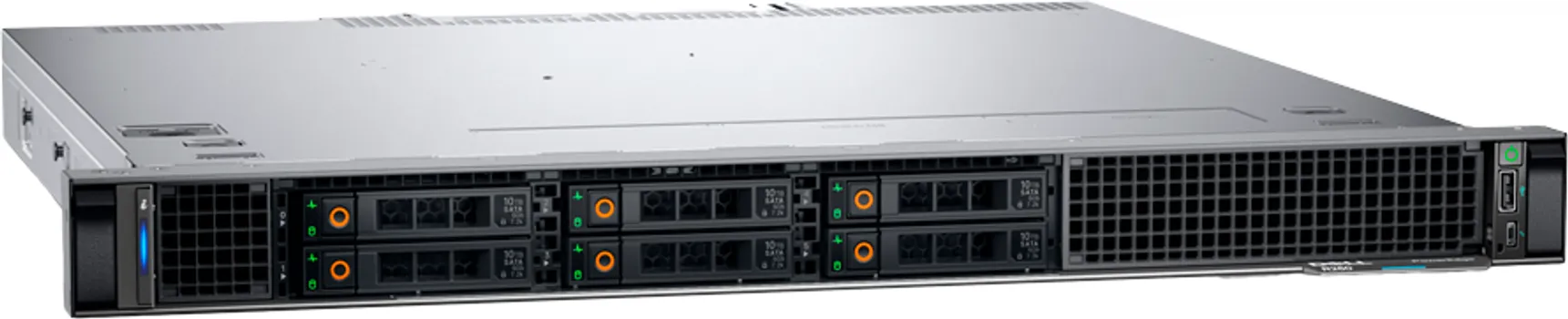 DELL POWEREDGE R260, XEON 6325P (3.5G, 4C/8T, 12M CACHE, TURBO) , 6X 2.5 CHASSIS, 480GB SSD SATA RI, 16GB UDIMM DDR5 5600MT/S, BROADCOM 5720 DUAL PORT 1GB ON-BOARD LOM, SINGLE 700W, 1U/2U 2/4-POST STATIC RAILS, PERC H355 ADAPTER LP, 3Y PARTS ONLY (6 / 7)