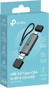 TP-LINK UA430D USB 3.0 TYPE-C & TYPE A TO SD & MICROSD UHS-I 3.0 CARD READER, 2TB MAX UP TO 200 MB/S (4 / 5)