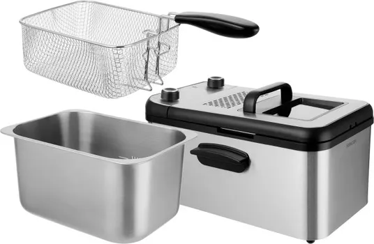 SENCOR SFR 7200SS FRITEZA, SNAGA 2.200W, TEMPERATURA OD 130°C DO 190°C, DUŽINA KABLA 1M, ZAPREMINA 3.2L, ZAŠTITA OD PREGRIJVANJA, MEHA (3 / 6)