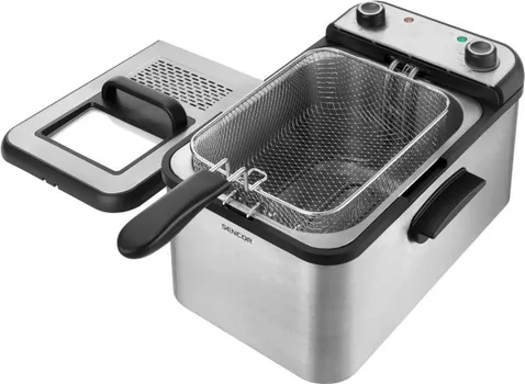 SENCOR SFR 7200SS FRITEZA, SNAGA 2.200W, TEMPERATURA OD 130°C DO 190°C, DUŽINA KABLA 1M, ZAPREMINA 3.2L, ZAŠTITA OD PREGRIJVANJA, MEHA (6 / 6)