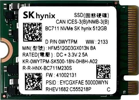 HYNIX 512GB / SSD M.2 NVME / 2230 (1 / 1)