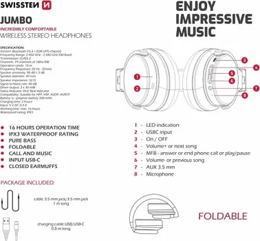 SWISSTEN JUMBO WIRELESS STEREO [BLUETOOTH] (12 / 16)