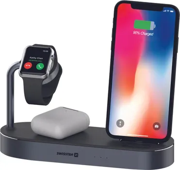 SWISSTEN WIRELESS CHARGING MFI DOCKING STATION 4 IN 1 [45W] (3 / 5)