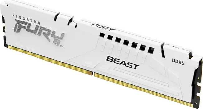 KINGSTON DIMM DDR5 16GB / 6800MT/S KF568C34BW-16 FURY BEAST WHITE XMP (1 / 2)