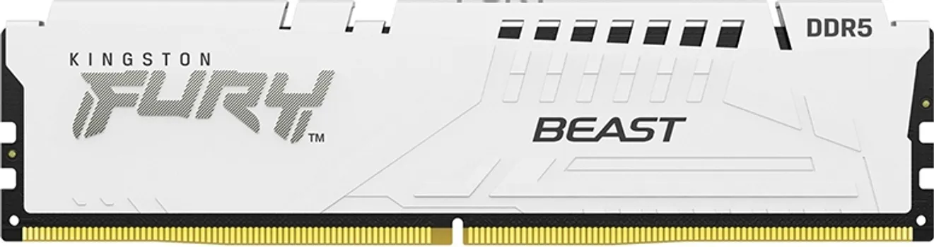 KINGSTON DIMM DDR5 32GB / 6400MT/S KF564C32BW-32 FURY BEAST WHITE XMP (2 / 2)