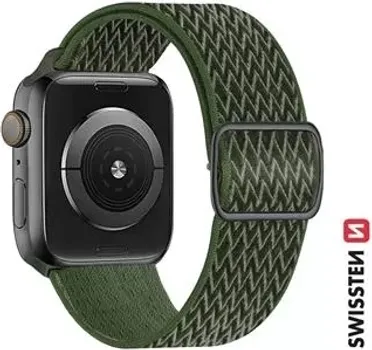 SWISSTEN NYLON BAND FOR APPLE WATCH, KHAKI, WITH BUCKLE (42, 44, 45, 49) MM (2 / 2)