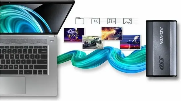ADATA 500GB / SSD PORTABLE AELI-SE880-500GCGY (3 / 9)