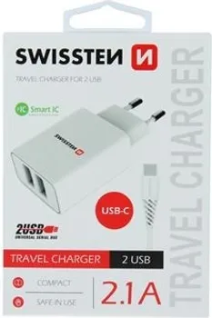 SWISSTEN TRAVEL CHARGER 2xUSB 2.1A [10.5W] (2 / 2)