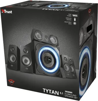 TRUST GXT 658 TYTAN 5.1 SURROUND SPEAKER SYSTEM, LED SUBWOOFER, PC/WII/PS3/XBOX 360 (5 / 12)
