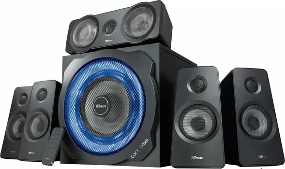 TRUST GXT 658 TYTAN 5.1 SURROUND SPEAKER SYSTEM, LED SUBWOOFER, PC/WII/PS3/XBOX 360 (6 / 12)