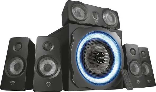 TRUST GXT 658 TYTAN 5.1 SURROUND SPEAKER SYSTEM, LED SUBWOOFER, PC/WII/PS3/XBOX 360 (8 / 12)