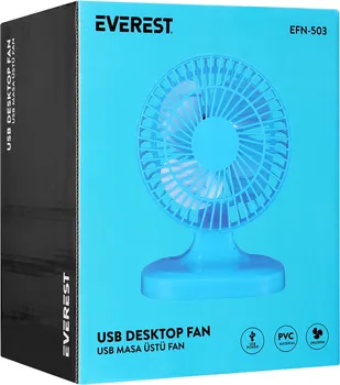 EVEREST STONI PLAVI USB VENTILATOR, EFN-503 (3 / 8)