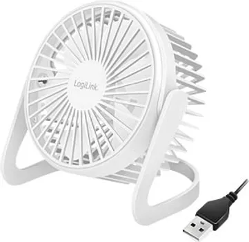 LOGILINK USB STONI VENTILATOR, TIH, PREČNIK 15.24 CM, WHITE UA0403 (1 / 10)