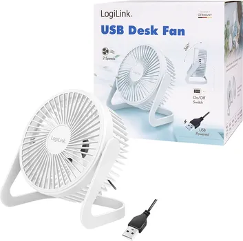 LOGILINK USB STONI VENTILATOR, TIH, PREČNIK 15.24 CM, WHITE UA0403 (5 / 10)