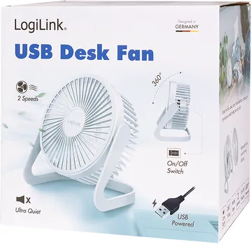 LOGILINK USB STONI VENTILATOR, TIH, PREČNIK 15.24 CM, WHITE UA0403 (7 / 10)