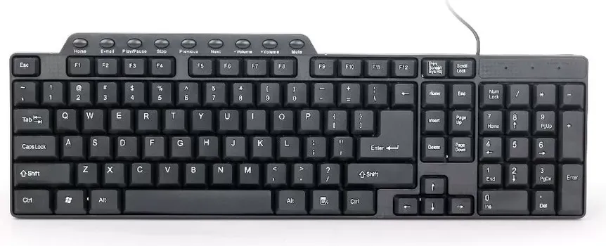 GEMBIRD MULTIMEDIJALNA TASTATURA US LAYOUT BLACK USB (2 / 3)