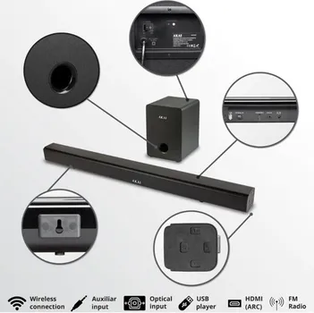 AKAI ZVUČNIK SOUNDBAR ASB-6WSW (2 / 4)