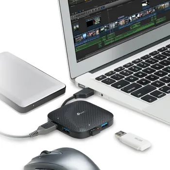 TP-LINK USB 3.0 4-PORT PORTABLE HUB (5 / 6)